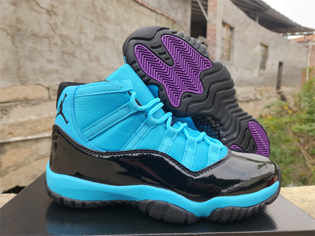 Men's Running weapon Air Jordan 11 Teal/Black Shoes 126